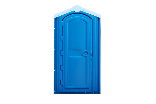 Deluxe porta potty for rent isolated no background